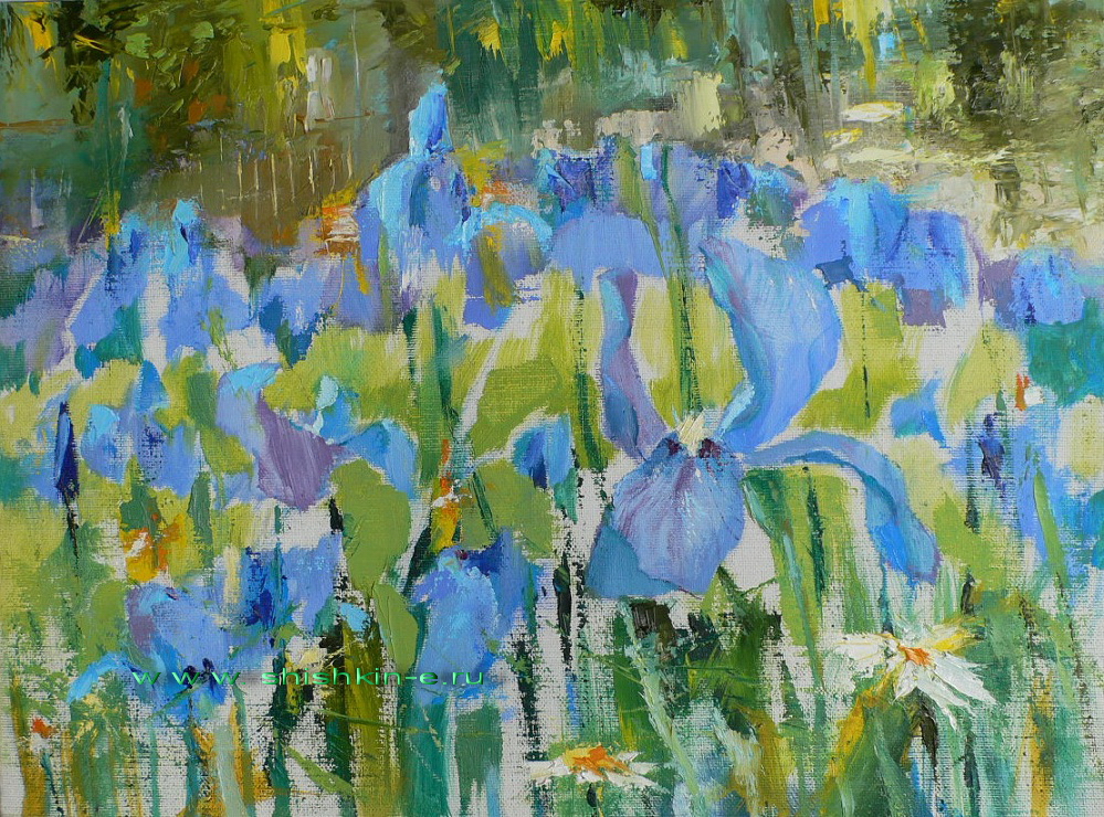 Irises. oil on canvas, 30 х 40 см